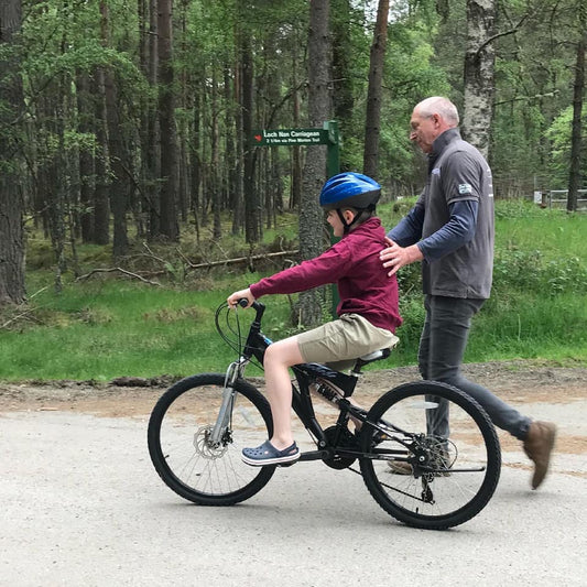 Riding Our Bikes Around Boat Of Garten ... :)