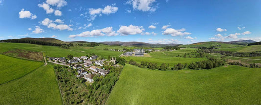 An Aerial View Of Our Wee Holiday Let Cottage ... :)