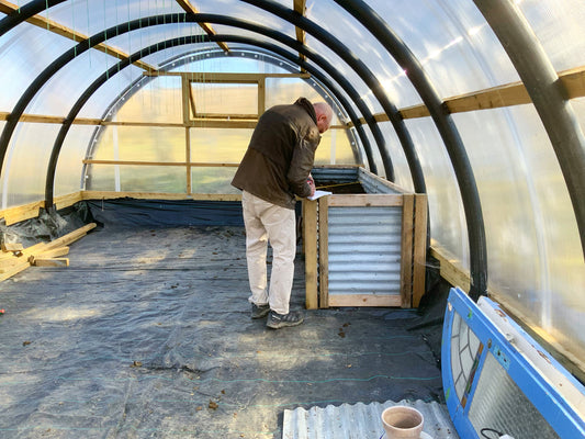 Building Raised Beds For Our Polycrub :)